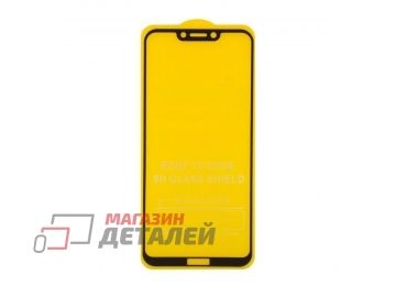 Защитное стекло Colorful Tempered Glass для Huawei Honor Play черная рамка