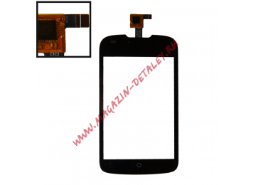 Сенсорное стекло (тачскрин) для ZTE V790 Kis3, Билайн E600 черный