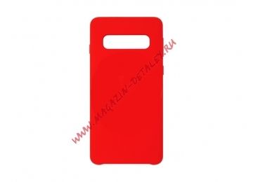 Защитная крышка (накладка) для Samsung G973 Galaxy S10 красная (Vixion)