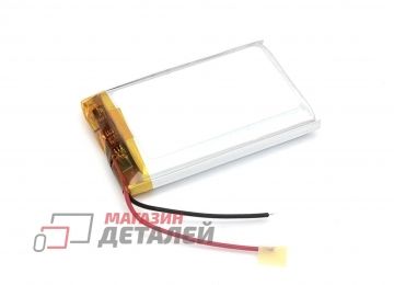 Аккумулятор универсальный 7.5x40x61 мм 3.8V 2300mAh Li-Pol (2 Pin)