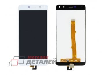 Дисплей (экран) в сборе с тачскрином для Xiaomi Redmi Note 4X черный с рамкой