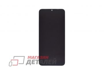 Дисплей (экран) в сборе с тачскрином для Huawei Honor 9A, Y6p черный с рамкой