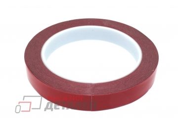 Скотч двусторонний вспененный AMAOE 0.23  мм, ширина 15 мм, 10 м, серый