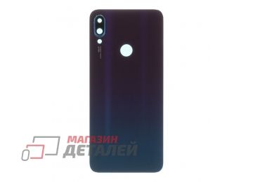 Задняя крышка для Xiaomi Redmi Note 7, 7 Pro со стеклом камеры (синий)