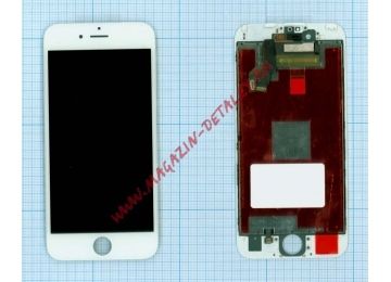 Дисплей (экран) в сборе с тачскрином для Apple iPhone 6S белый (Premium LCD as orig)