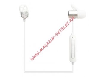Bluetooth гарнитура HOCO ES14 Plus Breathing Sound Sports Bluetooth Headset стерео (серебро)