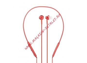 Bluetooth гарнитура HOCO ES18 Faery Sound Sports Bluetooth Headset спорт вставная стерео (красная)