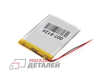 Аккумулятор универсальный 3.5x70x95 мм 3.8V 4000mAh Li-Pol (2 Pin)