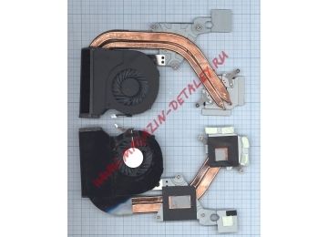 Система охлаждения (радиатор) в сборе с вентилятором для ноутбука Acer Aspire 4750, 4743, 4743G (версия 1)