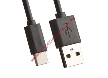 USB кабель LP USB Type-C 3 м. черный, европакет