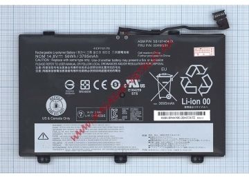 Аккумулятор 00HW001 для ноутбука Lenovo Yoga S3 14.8V 56Wh (3800mAh) черный Premium
