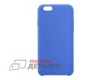 Силиконовый чехол для iPhone 6/6S Plus Silicone Case (синий, блистер) 40