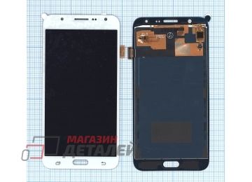 Дисплей (экран) в сборе с тачскрином для Samsung Galaxy J7 SM-J700F белый (TFT-совместимый с регулировкой яркости)