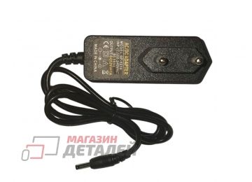 Блок питания для умной колонки VK Капсула Нео, SberBoom Mini 12V, 1A 12W  3.5x1.35мм черный, с розетку