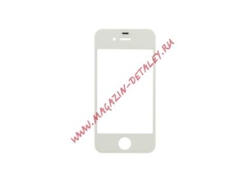 Стекло для переклейки Apple iPhone 4, 4S белое