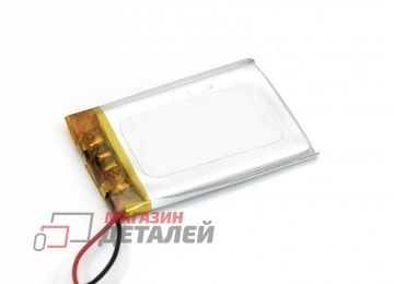 Аккумулятор универсальный 2.1x25x35 мм 3.8V 140mAh Li-Pol (2 Pin)