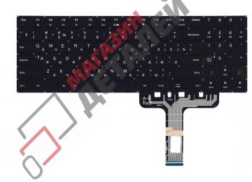 Клавиатура для ноутбука Lenovo Legion Y730-17ICH, Y740-17IRH черная с белой подсветкой
