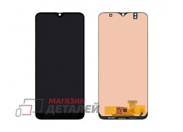 Дисплей (экран) в сборе с тачскрином для Samsung Galaxy A50 SM-A505FD, Galaxy A50s SM-A507FD черный, без сканера отпечатка пальца (In-cell)