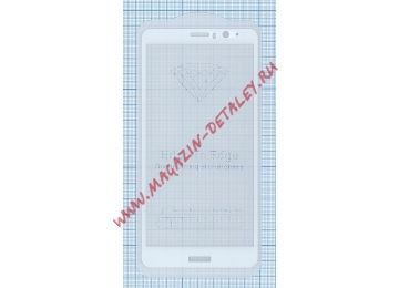 Защитное стекло с полным покрытием дисплея для Huawei Mate 9 белое