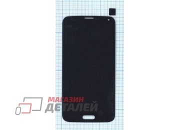 Дисплей (экран) в сборе с тачскрином для Samsung Galaxy S5 SM-G900H черный