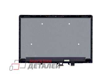 Матрица в сборе с тачскрином и рамкой для Asus UX331F черный (разрешение Full HD)