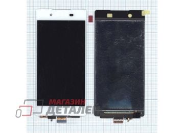 Дисплей (экран) в сборе с тачскрином для Sony Xperia Z3+ (Plus), Xperia Z4 белый