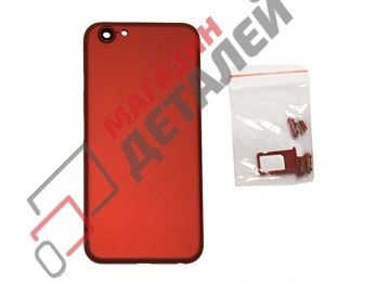 Задняя крышка аккумулятора для iPhone 6 в стиле iPhone 7 (красный)