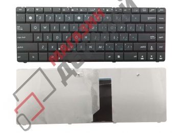 Клавиатура для ноутбука Asus X430, X43U, K43U черная