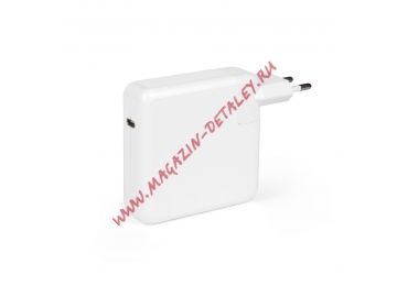 Универсальный блок питания 87W c портом USB-C, Power Delivery, Quick Charge 3.0 в розетку белый
