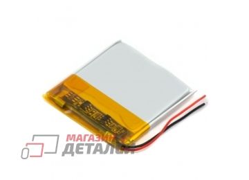 Аккумулятор универсальный 3x30x30 мм 3.8V 280mAh Li-Pol (2 Pin)