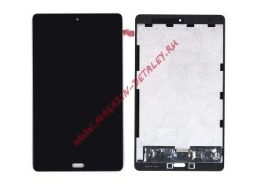 Дисплей (экран) в сборе с тачскрином для Huawei Mediapad M3 Lite (8") (CPN-L09) черный