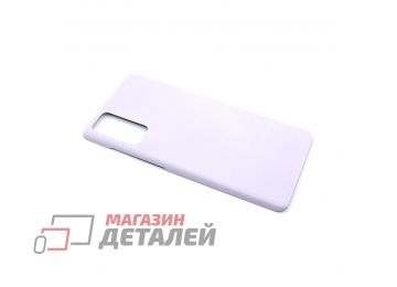 Задняя крышка аккумулятора для Samsung Galaxy S20FE G780F фиолетовая