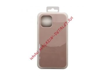 Силиконовый чехол для iPhone 12 Pro Max "Silicone Case" пудровый