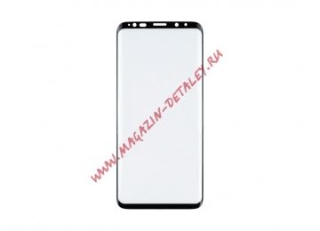 Защитное стекло для Samsung G965F Galaxy S9 Plus черное Full Glue (VIXION)