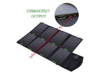 Зарядное устройство на солнечных панелях ALLPOWERS AP-18V28W USB 5V 18V 28W 1555mA/2.1A