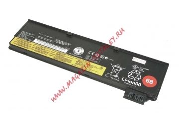 Аккумулятор 45N1124 68+ для ноутбука Lenovo ThinkPad T440 10.8V 24Wh (2100mAh) черный Premium