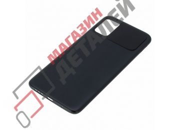 Задняя крышка аккумулятора для Xiaomi Poco M3 черная