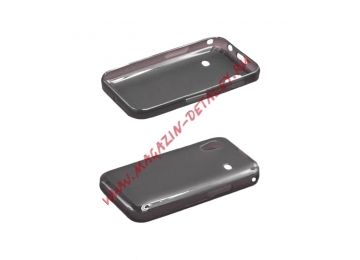 Силиконовый чехол TPU Case для Samsung S5830 черный