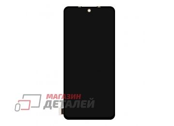 Дисплей (экран) в сборе с тачскрином для Xiaomi Redmi Note 11 Pro 5G, POCO X4 Pro 5G черный (High Quality)