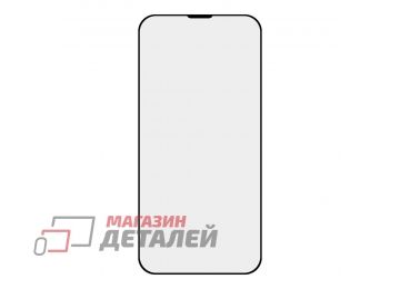 Защитное стекло Mr.cat для iPhone 13/13 Pro Anti-Static/Plasma Spraying черное (ударопрочное)