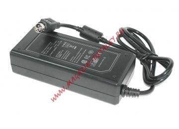 Блок питания (сетевой адаптер) для монитора 12V 7A 84W 4 pin male черный, без сетевого кабеля