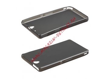 Силиконовый чехол для Sony Xperia Z TPU Case (черный матовый)