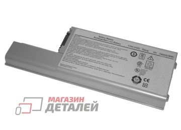 Аккумулятор (совместимый с GX047, HR048) для ноутбука Dell Latitude D531 10.8V 56Wh серебристый (5000mAh) Premium