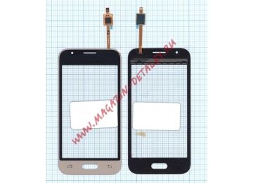 Сенсорное стекло (тачскрин) для Samsung Galaxy J1 Mini SM-J105H золотистое