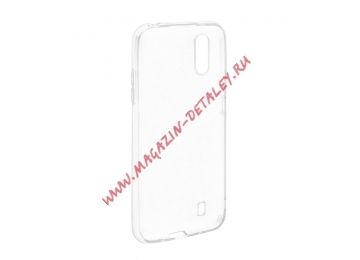 Силиконовый чехол "LP" для Samsung Galaxy M01 TPU (прозрачный) европакет