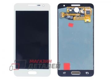Дисплей (экран) в сборе с тачскрином для Samsung Galaxy A3 SM-A300F белый (Premium LCD)