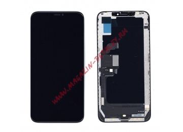 Дисплей (экран) в сборе с тачскрином для iPhone XS Max черный (OLED)