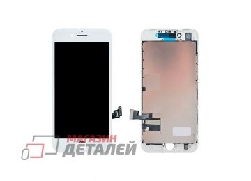 Дисплей (экран) в сборе с тачскрином для iPhone 8 Plus белый с рамкой (ESR)