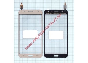 Сенсорное стекло (тачскрин) для Samsung Galaxy J7 (2016) SM-J710F золотистое