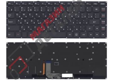 Клавиатура для ноутбука Lenovo Yoga 4 pro Yoga 900 черная с подсветкой